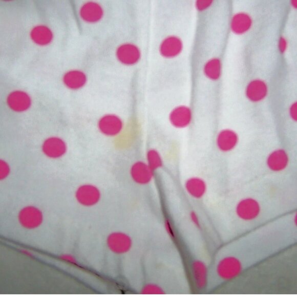 Vintage 90s Buster Brown Girls Polka Dot Sleeveless Romper with Bows USA Made 4T - Picture 2 of 2